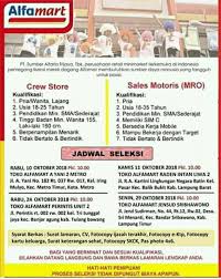 We did not find results for: Lowongan Kerja Alfamart Way Kanan Lokerkarta Com