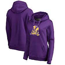 The boston celtics follow with 21 appearances. Women S Los Angeles Lakers Fanatics Branded Purple Plus Sizes Sunset Blvd Hometown Collection Pullover Hoodie