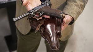 A pistol is a handgun, more specifically one with the chamber integral to its gun barrel, though in common usage the two terms are often used interchangeably. Ww1 German Pistol Appeal After Firearms Amnesty Find Bbc News