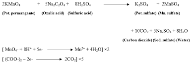 They initially studied the reaction between potassium permanganate, oxalic acid and sulphuric acid, but this proved to be rather complicated. Preparation And Standardization Of Potassium Permanganate Labmonk