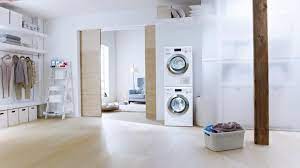 Kaliteli mobilyam 700 cm çamaşır makinesi dolabı banyo dolabı raflı kapaklı dolap. Miele Wtv 501 Camasir Ve Kurutma Makinesi Birlestirme Aparati
