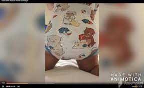 Cute Diaper Mess in Onesie - ThisVid.com