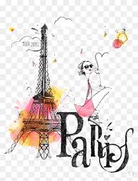 Paris Eiffel Tower Watercolor Painting Drawing Eiffel Tower Poster Illustrator Fashion Illustration Png Pngwing