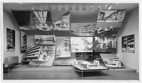 Herbert Bayer Deutsche Werkbund Display At L Exposition International Des Arts Decoratifs Room 5 With Maquettes Herbert Bayer Exhibition Design Exhibition