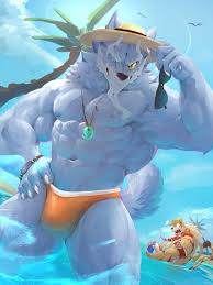 Wolfaninensfw Beach Law - Porn Comic SFW image