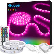 govee led strip lichtband 10m rgb smd 5050 led streifen selbstklebend farbwechsel led lichterkette mit tiras de led luces led habitacion luces led de colores