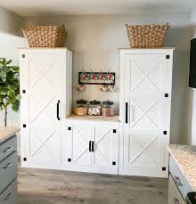Choose a wardrobe with a rattan door that allows remote control signal access for devices and computer accessories, or select an armoire with cord cutouts to create a versatile media center. Diy Pantry Cabinet Shanty 2 Chic