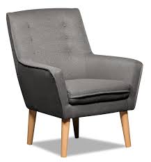 Grey fabric accent chairs 63 items starting at $95. Arni Linen Look Fabric Accent Chair Dark Grey The Brick