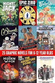 25 Best Graphic Novels For Kids Aged 6 To 12 Year Olds Graphic Novel Books Novel Genres