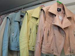 Frenchvanillakissed Pastel Leather Jacket Clothes Coloured Leather Jacket