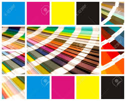 Create a palette find photos with this color. Pantone And Cmyk Color In Beautiful Collage Stock Photo Picture And Royalty Free Image Image 13293274
