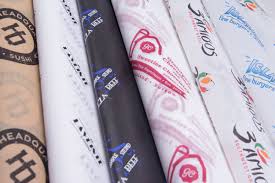 Download Printed Food Tissue Sheets Tray Liners Tissue Paper Wrapping Food Print Custom Print