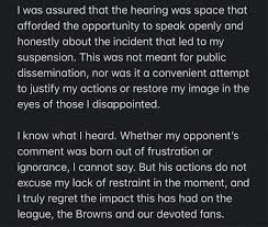 People who stick to old and original technology (yahoo) tend to be more conservative. Yahoo Sports On Twitter Myles Garrett S Response About Today S News On What Sparked The Altercation Between Him And Mason Rudolph Via Myleslgarrett Https T Co R3cve1bcrr