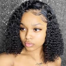 Popular short bob lace front wigs human hair 4x4/13x4 bob wigs with baby hair for black women. Bob Wigs Short Human Hair Bob Wig With Bangs For Black Women Nadula