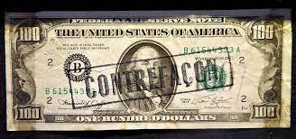 Counterfeit money will often feel distinctly different from authentic money. Counterfeit Money Wikipedia