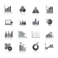 Business Chart Icons Set Download Free Vectors Clipart