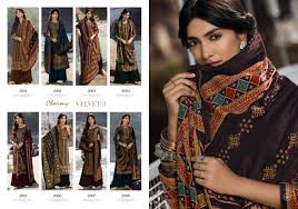 Maybe you would like to learn more about one of these? Meera Trendz Charmy Velvet Vol 3 Wholesale Salwar Kameez Suit Catalog
