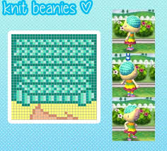 Knit Hat Just Change Hair Colour Animal Crossing Animal Crossing Hair Animal Crossing Qr