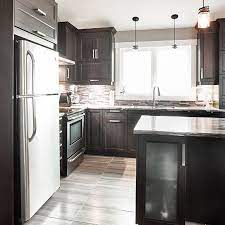 cuisines beauregard cuisine realisation 357 armoires de cuisine style transitionnel en melamine pol in 2020 home decor kitchen kitchen inspirations kitchen remodel