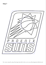 Phoenix suns logo by unknown author license: Learn How To Draw Phoenix Suns Logo Nba Step By Step Drawing Tutorials