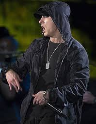 Eminem appeared on the public access show only in monroe, produced in monroe, michigan and was interviewed by guest host stephen colbert for an episode that aired july 1, 2015. Eminem Klexikon Das Kinderlexikon