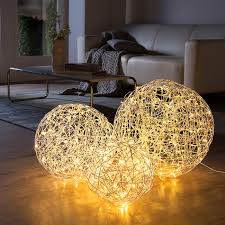Led 3d Kugel Trassel Silber Aluminium O 30 Cm 50 Leds