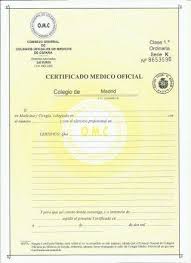 Sobre la expedición de certificados médicos que acreditan la aptitud del solicitante para diversas organización médico colegial. Traduccion Jurada Certificado Medico Manlop Traducciones