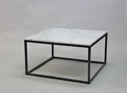 Marmorbord 80x80 H 45 Svart Kub Underrede Soffbord Kaffebord Mobelideer