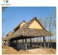 [Hot Item] Popular Tropical Area Use Plastic Palm Thatch Roof Bali Hut  Roofing Thatched Roof Gazebo