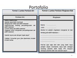 Jadwal kegiatan pelaksanaan penyusunan portofolio: Contoh Tugas Portofolio Kelas 6 Masnurul