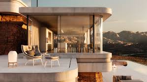 Small, modern outdoor furniture sets are a great choice for homes with a little less space. Outdoor Seating And Lighting By Dedon Feature On Dezeen Showroom