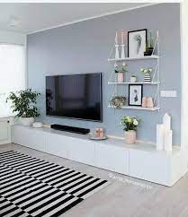 It's mostly a collection of open shelves of various different shapes and sizes. 32 Cool Bedroom Tv Wall Design Ideas Coolbedrooms Bedroomsdecor Bedroomsideas Simple Living Room Living Room Entertainment Living Room Entertainment Center