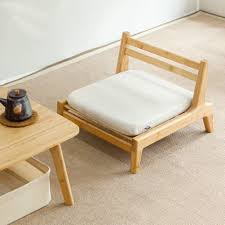Dandw Tatami Padded Floor Chairjapanesestyle Portable Balcony Lounge Chair For Videogaming Reading Beige 50x48x11cm20 Meditation Chair Chair Japanese Furniture