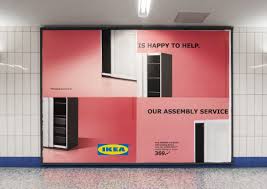 Average pax full mirror door slider, 236 x 150cm from ikea: Ikea Outdoor Advert By Thjnk Assembly Fail Wardrobe Ads Of The World