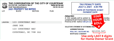 Home Owner Grant City Of Courtenay
