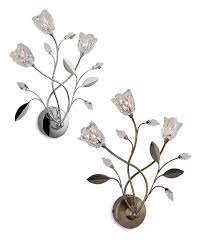 Shop over 1,800 top chrome wall sconces and earn cash back all in one place. 3 Arm Wall Light With Leaf Flower Design