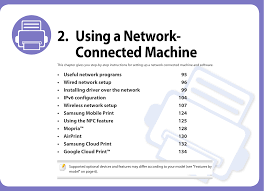 A locally connected machine is a machine directly attached to your. Slc430w Printer User Manual 2 Samsung Electronics