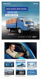 Tata Intra V30 Best Pickup Truck Commercial Vehicle Compact Trucks