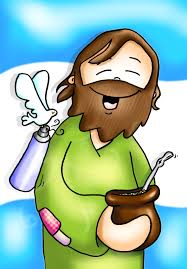 Jesus Mateando Color Dibujos Dibujos De Primera Comunion Dibujos De Jesus