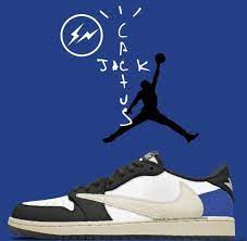 Just like the original authentic shoe box main details: Travis Scott X Fragment Design X Nike Air Jordan 1 Low Obsidian In 2021