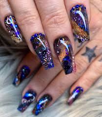 Spice up your look with free acrylic nails from alibaba.com. Galaxy Coffin Nails Cute Acrylic Nail Designs Coffin Nails Designs Bling Nails