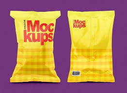 Snack Packaging Mockups Mockup Graphic Design Templates Bag Mockup
