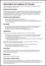 They help the engineer to avoid common mistakes that one can make while building a resume. This Is The 1 Automation Test Engineer Cv Example By Myperfectcv