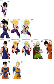Some outifs are missing but still the gallery is quite complete. The Spriters Resource Full Sheet View Dragon Ball Z Budokai Tenkaichi 3 Gohan