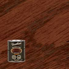 It's easy to apply and penetrates deeply into the surface for a beautiful finish. Varathane Premium Oil Based Interior Wood Stain In Red Mahogany 946 Ml The Home Depot Canada