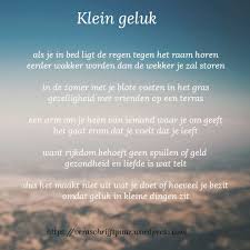 Klein Geluk Teksten Inspirerende Citaten Woord