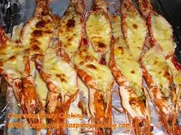 Pinoy Baked Prawns With Garlic And Cheese Cooking Procedure Baked Prawns Recipe Garlic Shrimp Recipe Shrimp Thermidor Recipe