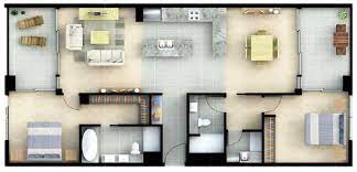 2 bedroom house plans are a popular option with homeowners today because of their affordability and small footprints (although not all two bedroom house plans are small). Typical Two Bedroom Apartment Layout Download Scientific Diagram