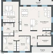Weberhaus Geraumiger Bungalow Integrierte Einliegerwohnung Kfw Forderung In 2020 Bauplan Haus Weber Haus Einliegerwohnung