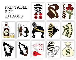 конкурсы на вечеринку в стиле чикаго 30 х годов Gangster Party Photo Booth Props Printable Pdf Prohibition Etsy In 2020 Photo Booth Props Gangster Party Mafia Party